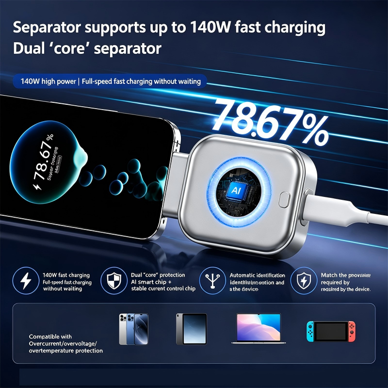 🔥Buy one get one free⚡ Smart automatic power-off charger