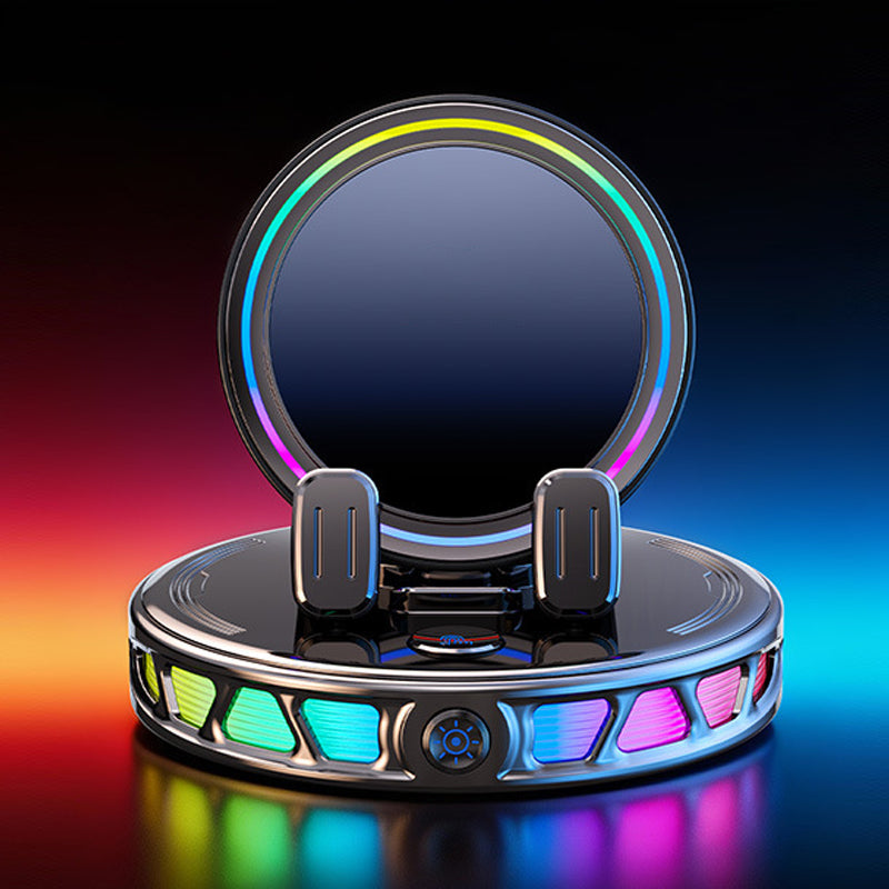 🎁2026 New Arrivals 50% OFF💥RGB Electric Car Phone Mount with Wireless Charging – Auto-Clamping & 15W Fast Charge ⚡