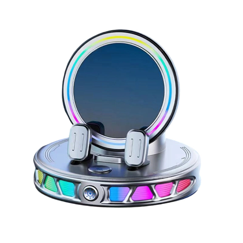 🎁2026 New Arrivals 50% OFF💥RGB Electric Car Phone Mount with Wireless Charging – Auto-Clamping & 15W Fast Charge ⚡