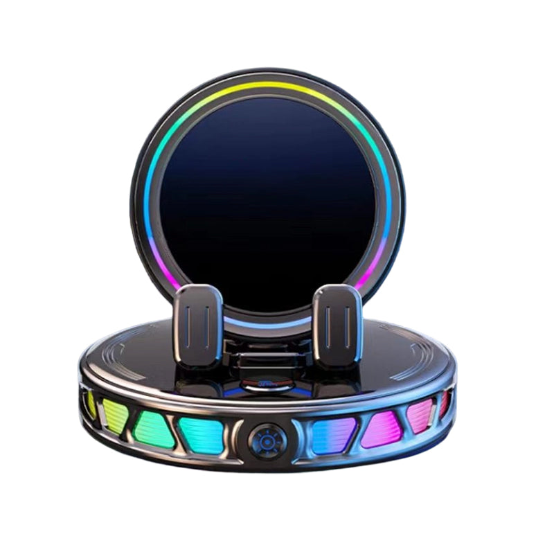 🎁2026 New Arrivals 50% OFF💥RGB Electric Car Phone Mount with Wireless Charging – Auto-Clamping & 15W Fast Charge ⚡