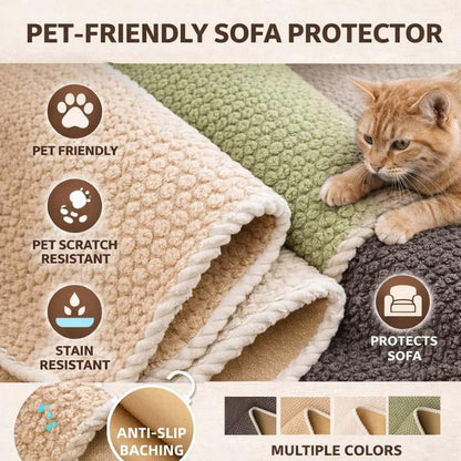 🛋️ Thickened Non-Slip Sofa Cover – Ultra-Soft, Washable & Pet-Friendly, 3 Colours ✨🐾
