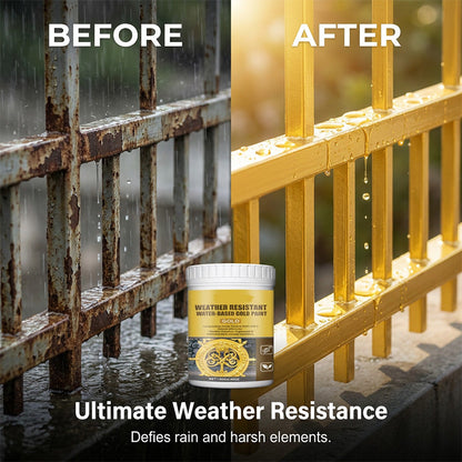 🔥Upcycle old furniture with an elegant gold finish—perfect for bathrooms, gardens, home renovations, and DIY projects.