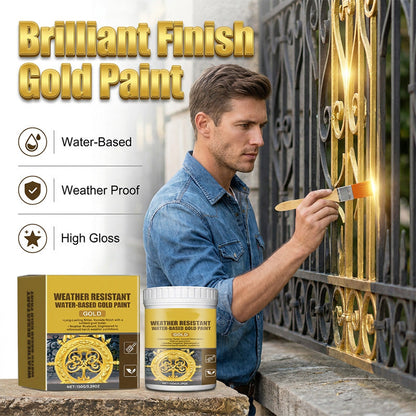 🔥Upcycle old furniture with an elegant gold finish—perfect for bathrooms, gardens, home renovations, and DIY projects.