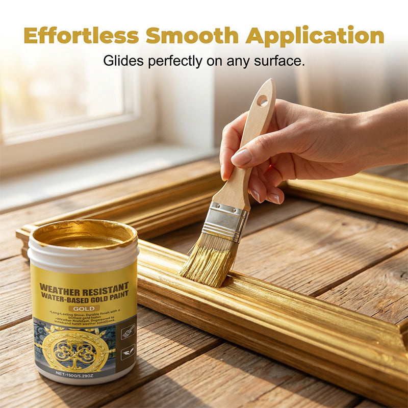 🔥Upcycle old furniture with an elegant gold finish—perfect for bathrooms, gardens, home renovations, and DIY projects.