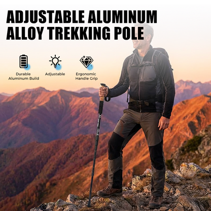 ⛰️ Buy one get one free! Limited time 50% off! ✨ Adjustable aluminum alloy trekking poles 🌲