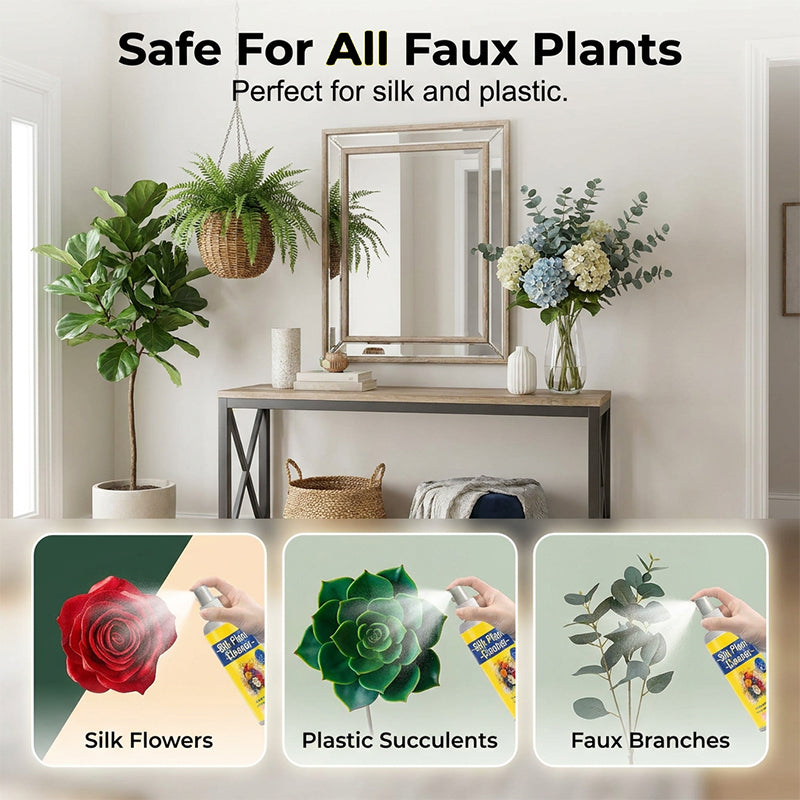 🔥Limited-time 50% off buy-one-get-one-free offer on artificial plant and flower cleaners