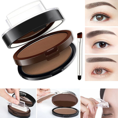 🔥🔥Newest 2026 dual-color eyebrow powder—includes a free eyebrow stamp for instant, one-second application; long-lasting and waterproof.