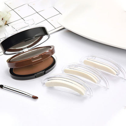 🔥🔥Newest 2026 dual-color eyebrow powder—includes a free eyebrow stamp for instant, one-second application; long-lasting and waterproof.
