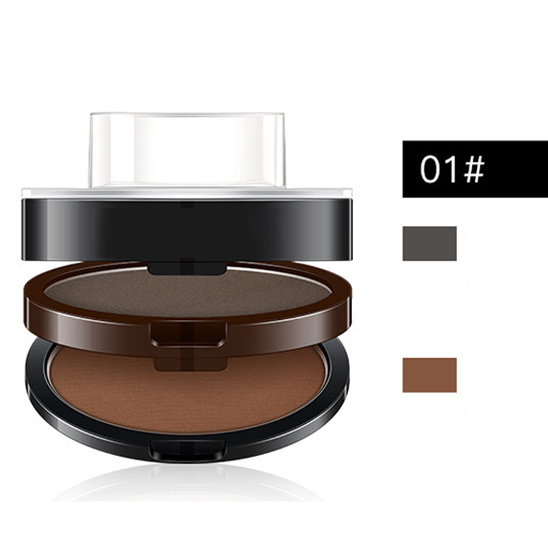 🔥🔥Newest 2026 dual-color eyebrow powder—includes a free eyebrow stamp for instant, one-second application; long-lasting and waterproof.