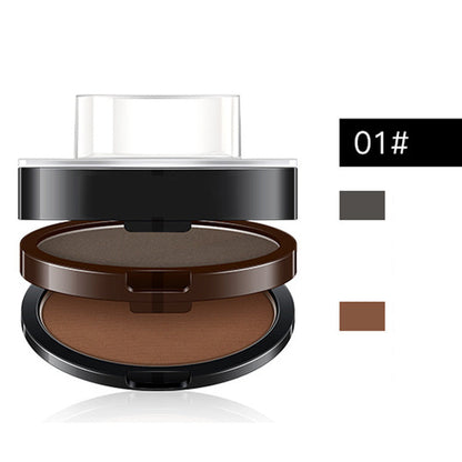 🔥🔥Newest 2026 dual-color eyebrow powder—includes a free eyebrow stamp for instant, one-second application; long-lasting and waterproof.