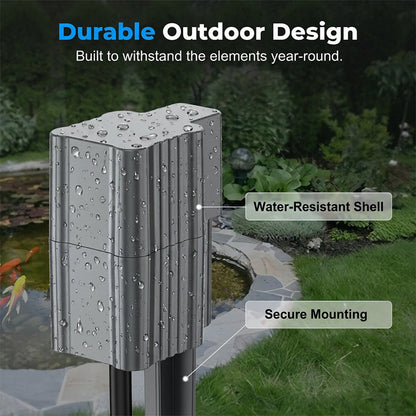 ⏳Recently popular items, 50% off for a limited time! ⏰Solar-powered pond aerator with air pump, easy to install, promotes fish health and keeps water clear🐟