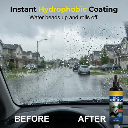 🚗Crystal Clear Windshield Rain Repellent Spray