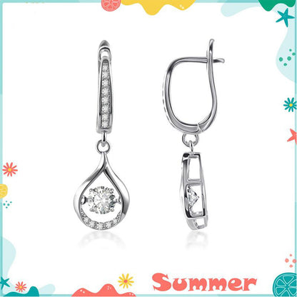 💎 50% OFF NOW! 🌸 Women's Sparkling Teardrop Hanging Earrings – Elegant & lightweight – Perfect for weddings, parties or daily glam – simple yet striking ✨