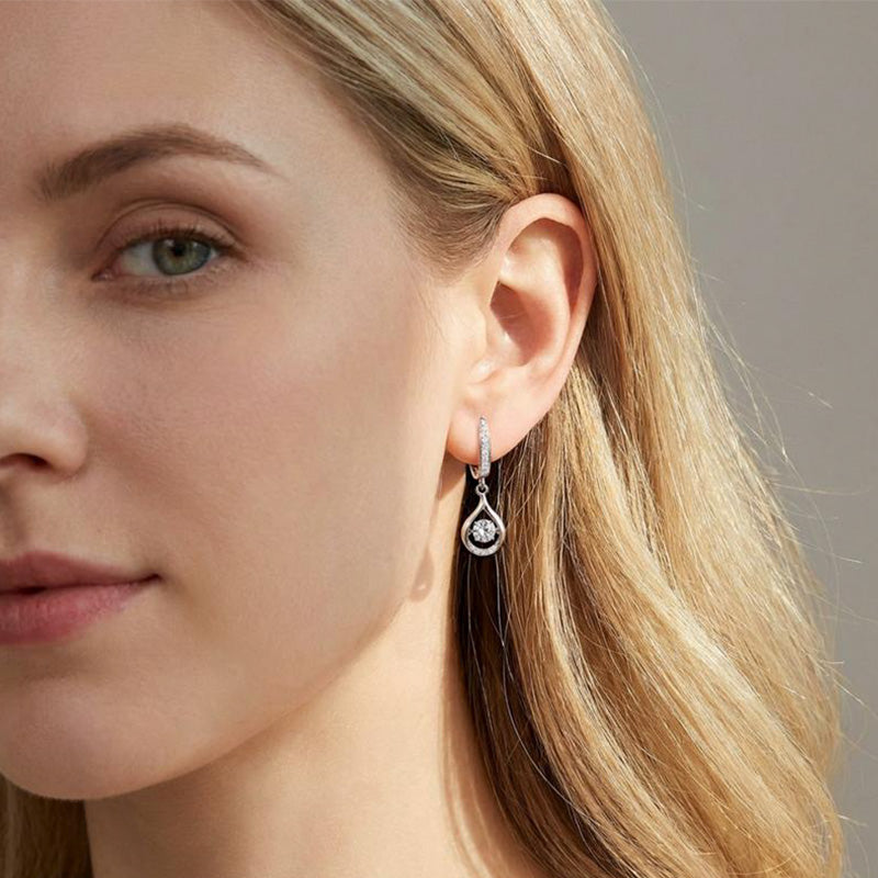 💎 50% OFF NOW! 🌸 Women's Sparkling Teardrop Hanging Earrings – Elegant & lightweight – Perfect for weddings, parties or daily glam – simple yet striking ✨