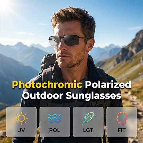 🎁New Arrival 50% OFF💥Outdoor Photochromic Polarized Sunglasses