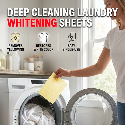 🔥Limited-time 50% off offer💥 Deep cleaning, powerful stain removal, and whitening laundry detergent sheets ✨