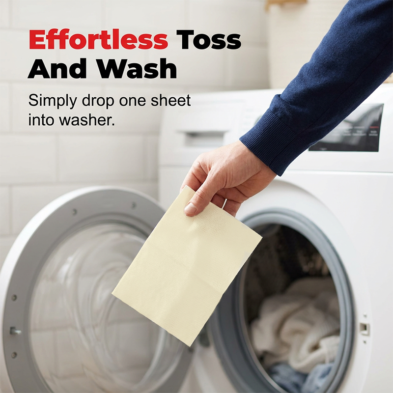🔥Limited-time 50% off offer💥 Deep cleaning, powerful stain removal, and whitening laundry detergent sheets ✨