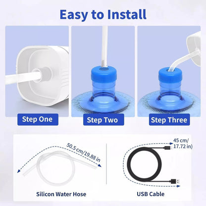 🚰 Foldable Electric Water Pump Dispenser –  Portable and universal