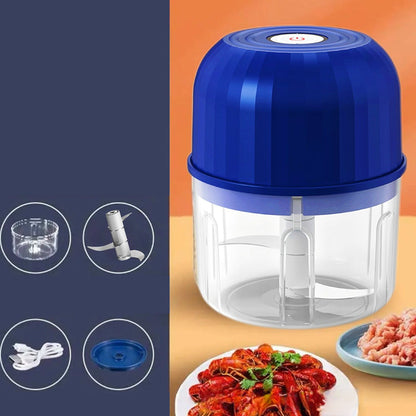 👶🥕🍎 LIMITED-TIME 60% OFF! Versatile Electric Mini Chopper – Grind, Mince, Puree – Stainless Steel Blades, Easy Clean – Great for Baby Food, Salsa, Dips, and Dressings 🧑‍🍳✨