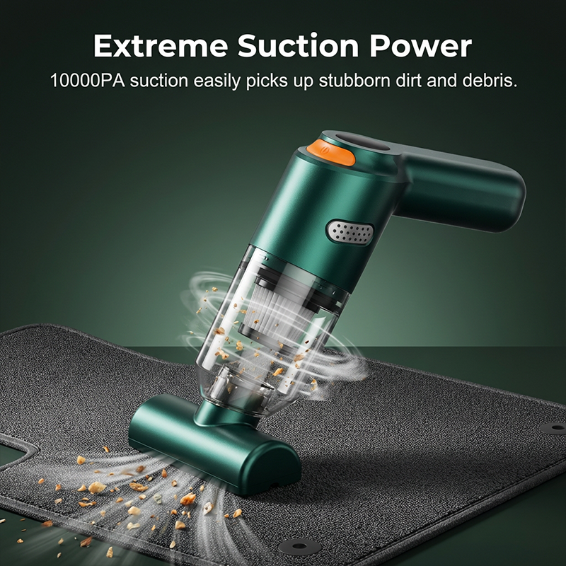 ⏰Cordless car vacuum – 10000Pa suction, lightweight, long battery life!🚗💨