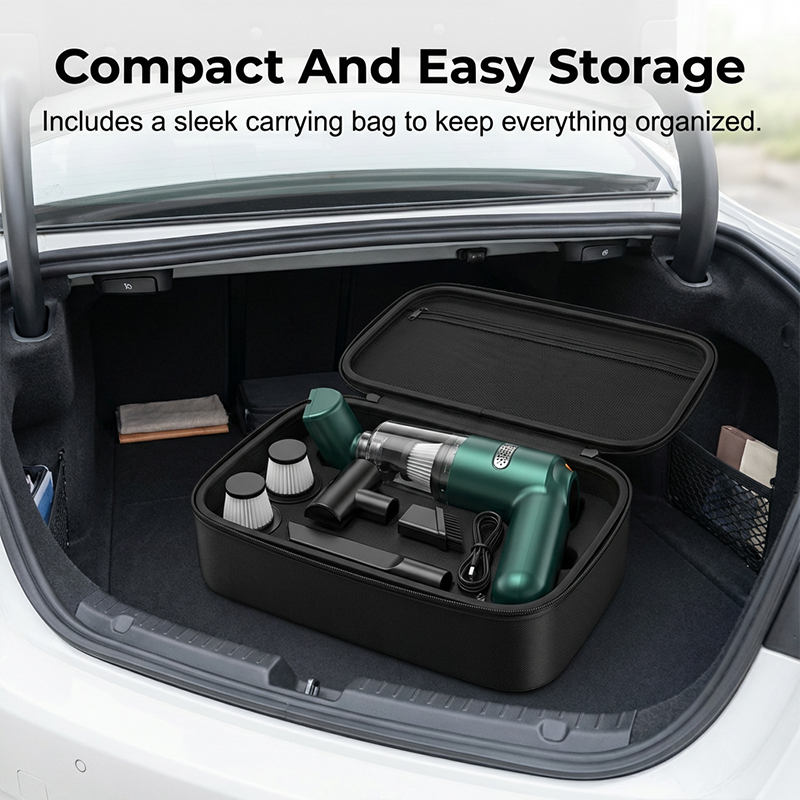 ⏰Cordless car vacuum – 10000Pa suction, lightweight, long battery life!🚗💨