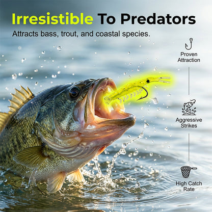 Bestselling item 50% off - 50 realistic shrimp lure kit (with hook)