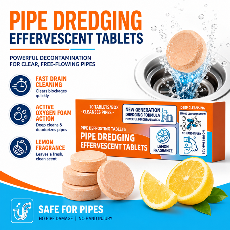 🔥Limited-time 50% off🚿 Fast-acting drain cleaner effervescent tablets—instantly remove stubborn blockages and odors.