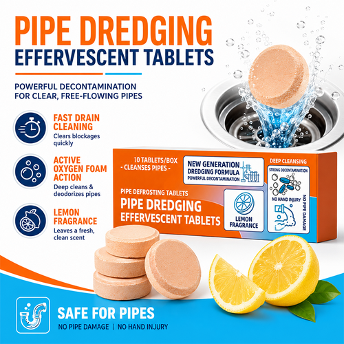 🔥Limited-time 50% off🚿 Fast-acting drain cleaner effervescent tablets—instantly remove stubborn blockages and odors.