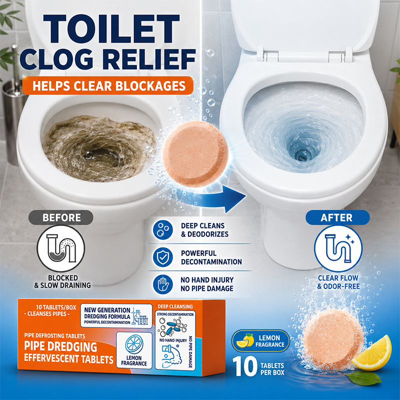 🔥Limited-time 50% off🚿 Fast-acting drain cleaner effervescent tablets—instantly remove stubborn blockages and odors.