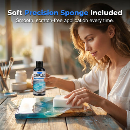 ✨ Professional Epoxy Resin Polish – High Gloss and Crystal Clear Finish