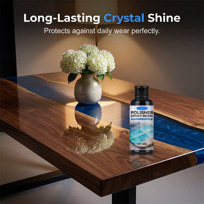 ✨ Professional Epoxy Resin Polish – High Gloss and Crystal Clear Finish