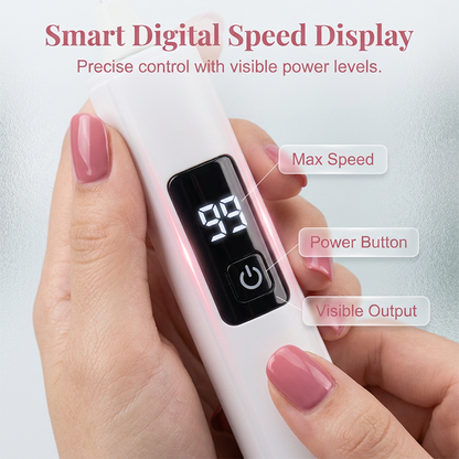 🔥Monthly sales of 100,000+, limited-time 50% off offer✨Super long battery life, low noise professional electric nail polisher, nail file, cuticle remover, and buffing machine.