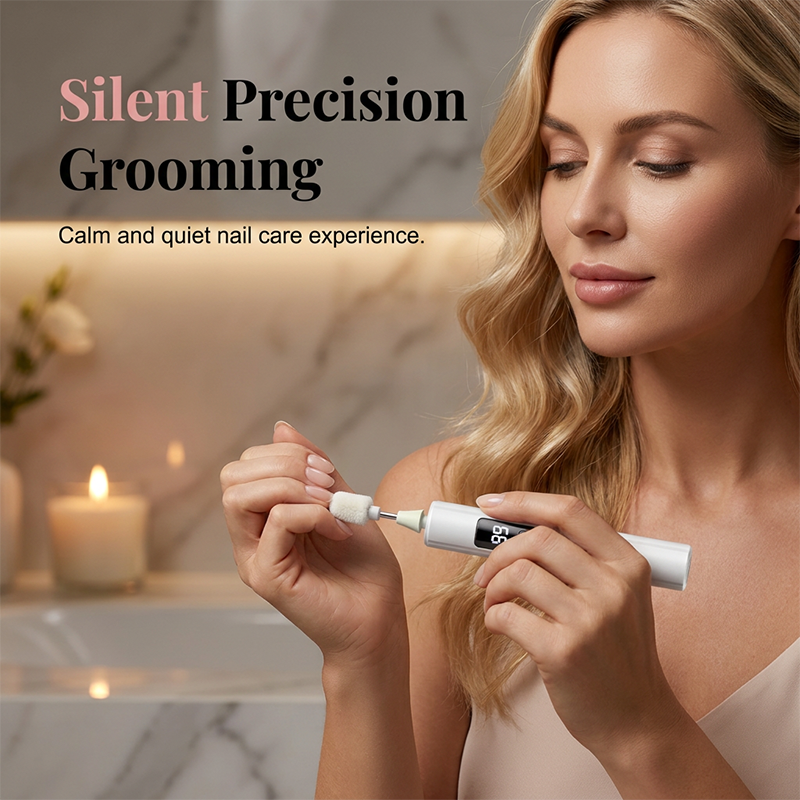 🔥Monthly sales of 100,000+, limited-time 50% off offer✨Super long battery life, low noise professional electric nail polisher, nail file, cuticle remover, and buffing machine.