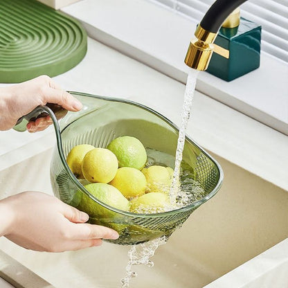 🍚 LIMITED-TIME 50% OFF! ✨Multipurpose Rice Washing Bowl Strainer with Handle