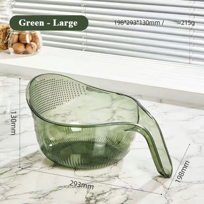 🍚 LIMITED-TIME 50% OFF! ✨Multipurpose Rice Washing Bowl Strainer with Handle