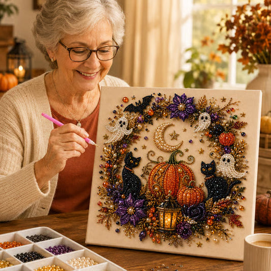 🔥 Over 100,000 sold—50% off for a limited time! 🔥 Halloween Pearl Art DIY Kit