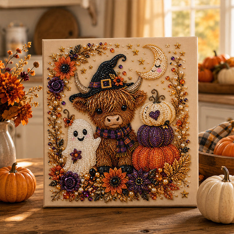 🔥Over 100,000 sold, limited-time 50% off!🔥 Halloween ghost and other patterns👻 Multiple patterns Pearl Art DIY kit Diamond Painting Handmade Home Decor Painting