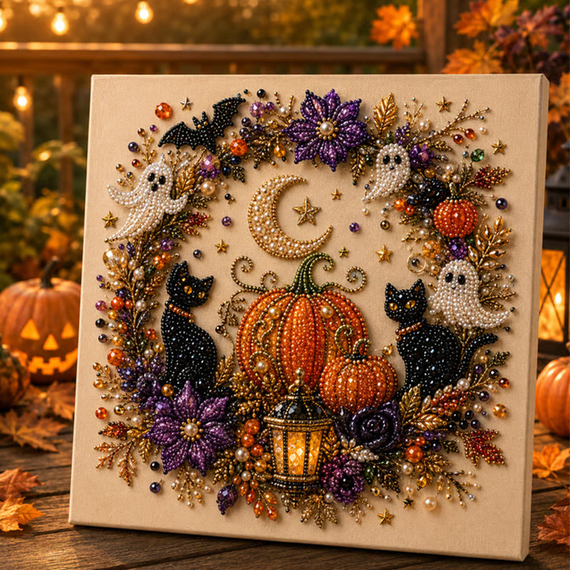 🔥Over 100,000 sold, limited-time 50% off!🔥 Halloween ghost and other patterns👻 Multiple patterns Pearl Art DIY kit Diamond Painting Handmade Home Decor Painting