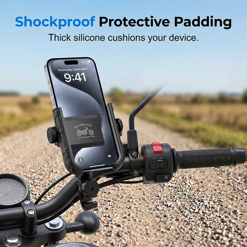📱 50% OFF NOW! 🚲 Quick-Release Bike Phone Mount – Secure Lock & One-Hand Operation – Perfect for Navigation & Training 🔒