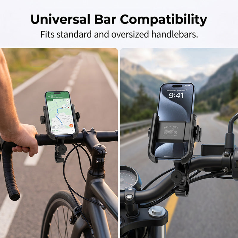 📱 50% OFF NOW! 🚲 Quick-Release Bike Phone Mount – Secure Lock & One-Hand Operation – Perfect for Navigation & Training 🔒