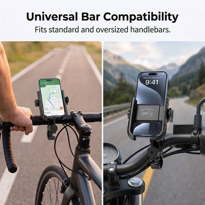 📱 50% OFF NOW! 🚲 Quick-Release Bike Phone Mount – Secure Lock & One-Hand Operation – Perfect for Navigation & Training 🔒