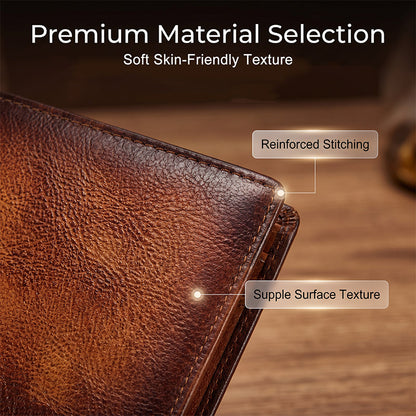 🎁Hot Sale 49% OFF🔥Men's Vintage RFID Blocking Wallet
