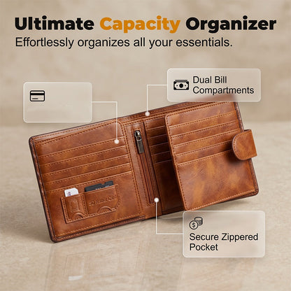 🎁Hot Sale 49% OFF🔥Men's Vintage RFID Blocking Wallet