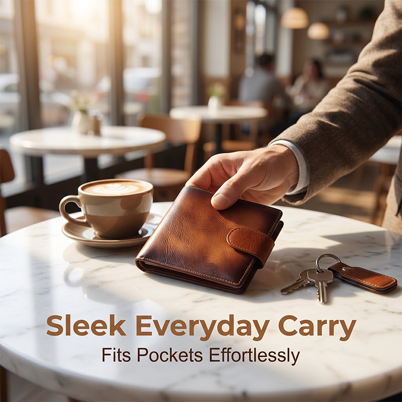 🎁Hot Sale 49% OFF🔥Men's Vintage RFID Blocking Wallet