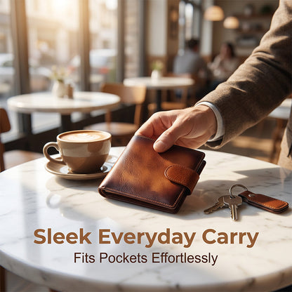 🎁Hot Sale 49% OFF🔥Men's Vintage RFID Blocking Wallet