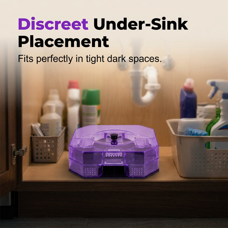 🏆 Last Day Special Price £6.99🔥Reusable Effective Roach Trap， Non-Toxic Sticky Cockroach Catcher for Kitchen Home Indoor Pest Control
