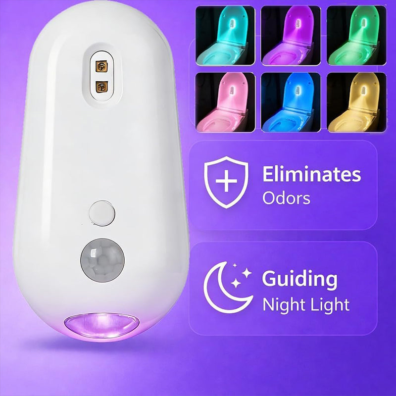 💡 USB-Rechargeable LED Night Light – Motion Sensor, UV Disinfection & Multifunctional Use 🌙