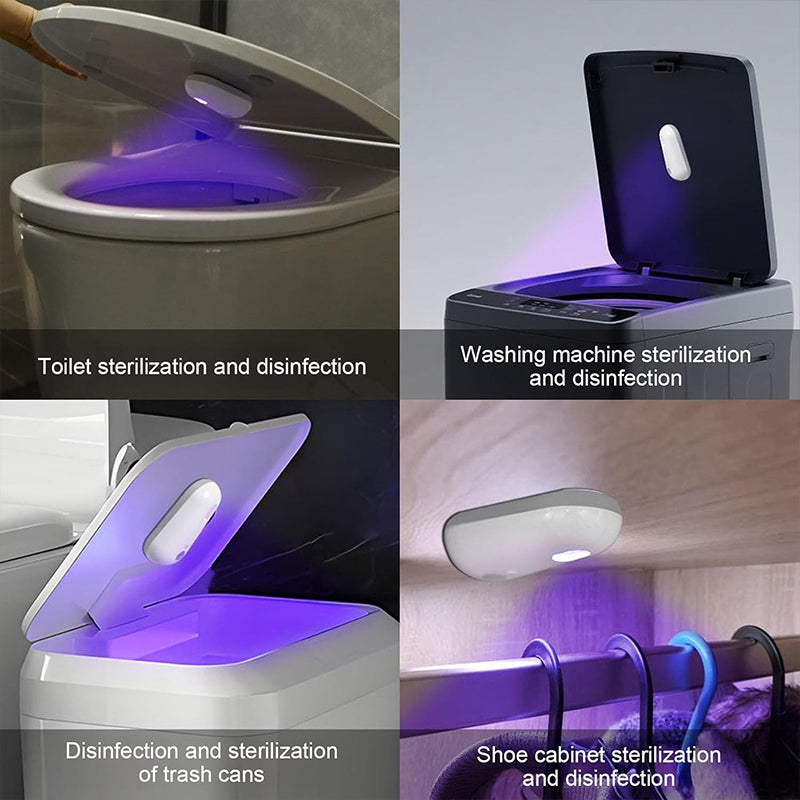 💡 USB-Rechargeable LED Night Light – Motion Sensor, UV Disinfection & Multifunctional Use 🌙