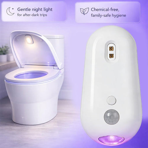 💡 USB-Rechargeable LED Night Light – Motion Sensor, UV Disinfection & Multifunctional Use 🌙