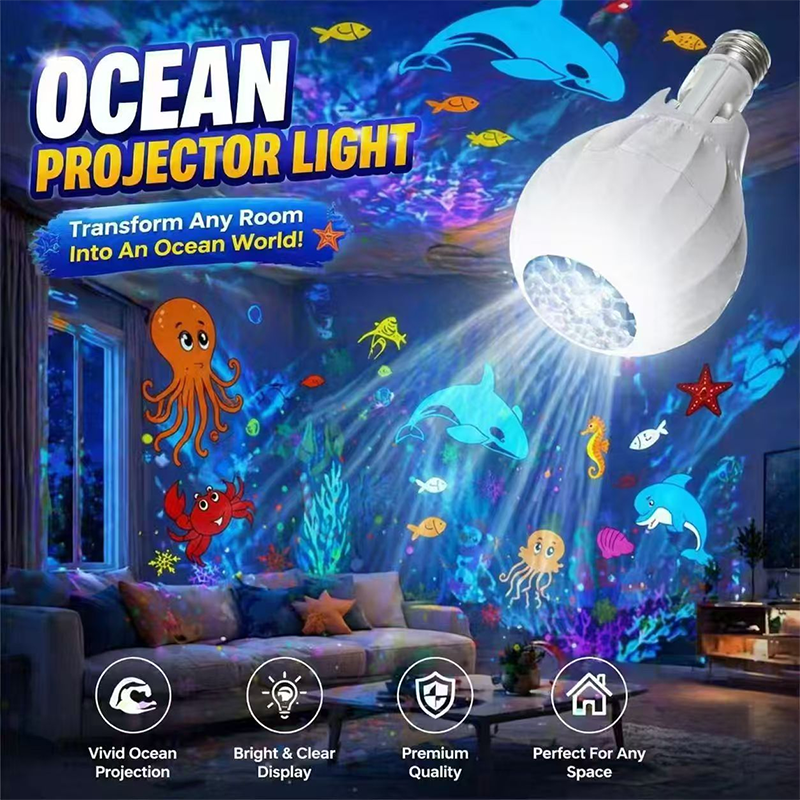 Half-price sale! 100,000 units sold this month + 180° rotatable LED projection bulb